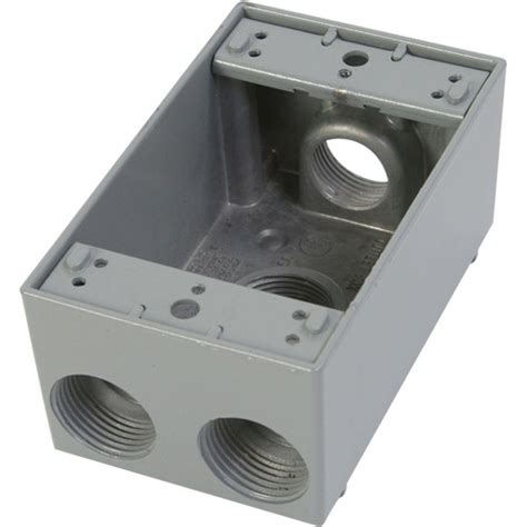 4 gang commercial electrical box|4 gang weatherproof outlet box.